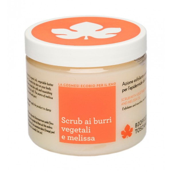 Biofficina Toscana - Scrub with Vegetable Butter and Melissa Oil - Body Line - Organic Vegan Cosmetics