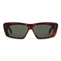 Céline - Black Frame 46 Sunglasses in Acetate - Red Havana - Sunglasses - Céline Eyewear