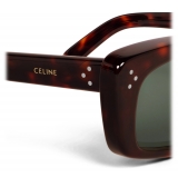 Céline - Black Frame 46 Sunglasses in Acetate - Red Havana - Sunglasses - Céline Eyewear