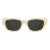 Céline - Occhiali da Sole Celine Monochroms 01 in Acetato - Vaniglia - Occhiali da Sole - Céline Eyewear
