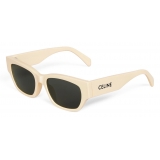 Céline - Celine Monochroms 01 Sunglasses in Acetate - Vanilla - Sunglasses - Céline Eyewear