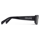Céline - Occhiali da Sole Celine Monochroms 04 in Acetato con Cristalli - Nero - Occhiali da Sole - Céline Eyewear