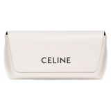 Céline - Celine Monochroms 04 Sunglasses in Acetate with Crystals - Black - Sunglasses - Céline Eyewear