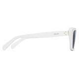 Céline - Cat Eye S187 Sunglasses in Acetate - White - Sunglasses - Céline Eyewear