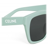 Céline - Celine Monochroms 03 Sunglasses in Acetate - Mint - Sunglasses - Céline Eyewear