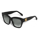 Céline - Triomphe 09 Sunglasses in Acetate - Black - Sunglasses - Céline Eyewear