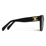 Céline - Triomphe 09 Sunglasses in Acetate - Black - Sunglasses - Céline Eyewear