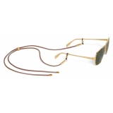 Céline - Occhiali da Sole Metal Frame 24 in Metallo - Oro Verde - Occhiali da Sole - Céline Eyewear