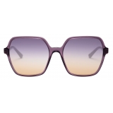 Bulgari - Serpenti - Serpenti "Colourhapsody" Hexagonal Acetate Sunglasses - Purple - Serpenti Collection - Sunglasses