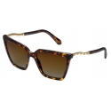 Bulgari - Serpenti - Serpenti "Vipermesh" Square Acetate Sunglasses - Brown Neutral - Serpenti Collection - Sunglasses