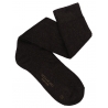 Viola Milano - Calzini Sopra il Polpaccio in 100% Cashmere - Marrone - Handmade in Italy - Luxury Exclusive Collection