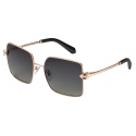 Bulgari - Le Gemme - Le Gemme Square Metal Sunglasses - Rose Gold Grey - Le Gemme Collection - Sunglasses