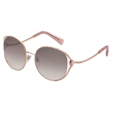 Bulgari - Divas - Divas’ Dream Round Metal Sunglasses - Pink Beige - Divas Collection - Sunglasses - Bulgari Eyewear