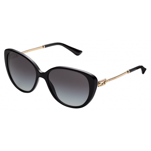 Bulgari - B.Zero1 - B.Zero1 Cat Eye Acetate Sunglasses - Black - B ...