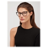 Bulgari - B.Zero1 - B.Zero1 Cat Eye Acetate Optical Glasses - Black - B.Zero1 Collection - Optical Glasses - Bulgari Eyewear