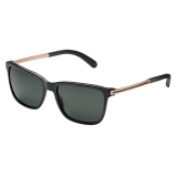 Bulgari - Le Gemme - Le Gemme Rectangular Acetate Sunglasses - Black Pink Gold - Le Gemme Collection - Sunglasses