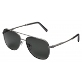 Bulgari - Bulgari Bulgari Man - Bulgari Bulgari Aviator Aluminum Sunglasses - Black Grey - Bulgari