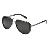 Bulgari - Bulgari Bulgari Man - Bulgari Bulgari Aviator Metal Sunglasses - Black Grey - Bulgari