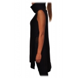 Liu Jo - Long High Neck Vest - Black - Knitwear - Made in Italy - Luxury Exclusive Collection