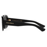 Dolce & Gabbana - Sartoriale Lusso Sunglasses - Black Dark Grey - Dolce & Gabbana Eyewear