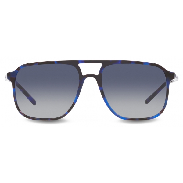 Dolce & Gabbana - Thin Profile Sunglasses - Blue Havana - Dolce & Gabbana Eyewear