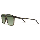 Dolce & Gabbana - Thin Profile Sunglasses - Green Havana - Dolce & Gabbana Eyewear