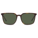 Dolce & Gabbana - Thin Profile Sunglasses - Havana Dark Green - Dolce & Gabbana Eyewear