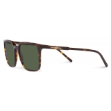 Dolce & Gabbana - Thin Profile Sunglasses - Havana Dark Green - Dolce & Gabbana Eyewear