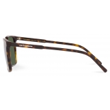 Dolce & Gabbana - Thin Profile Sunglasses - Havana Dark Green - Dolce & Gabbana Eyewear