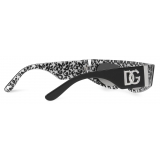 Dolce & Gabbana - Occhiale da Sole DG Crossed - Nero Grigio Scuro - Dolce & Gabbana Eyewear