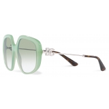 Dolce & Gabbana - DG Light Sunglasses - Opal Mint Gradient Green - Dolce & Gabbana Eyewear