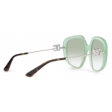 Dolce & Gabbana - DG Light Sunglasses - Opal Mint Gradient Green - Dolce & Gabbana Eyewear