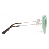 Dolce & Gabbana - DG Light Sunglasses - Opal Mint Gradient Green - Dolce & Gabbana Eyewear