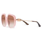 Dolce & Gabbana - Occhiale da Sole DG Light - Rosa Opale Rosa Sfumate - Dolce & Gabbana Eyewear