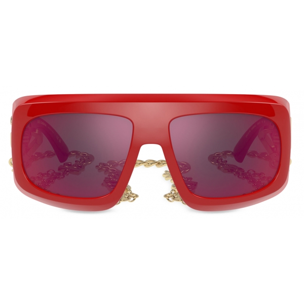 Dolce & Gabbana - Occhiale da Sole Happy Garden - Rosso - Dolce & Gabbana Eyewear