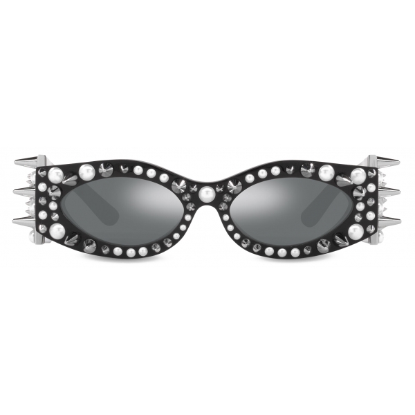 Dolce & Gabbana - Logo Sunglasses - Black Smoke - Dolce & Gabbana Eyewear