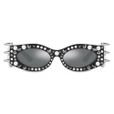 Dolce & Gabbana - Occhiale da Sole Logo - Nero Fumo - Dolce & Gabbana Eyewear