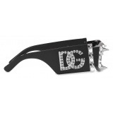 Dolce & Gabbana - Occhiale da Sole Logo - Nero Fumo - Dolce & Gabbana Eyewear