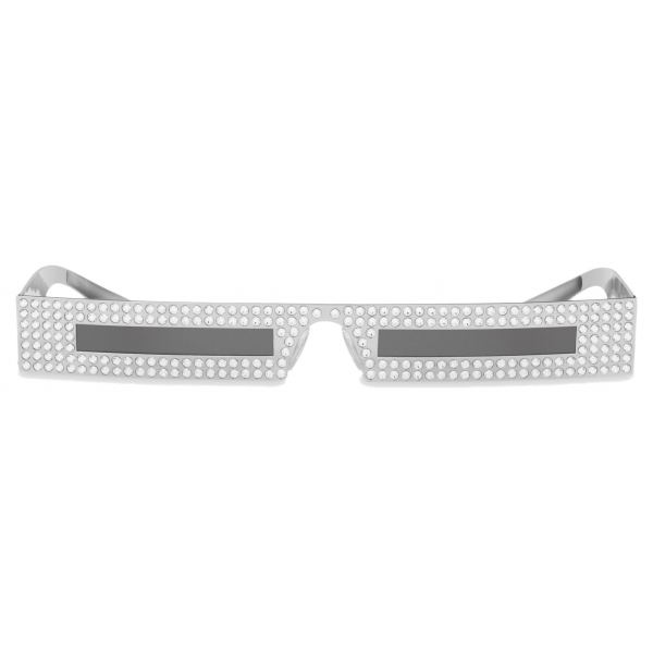 Dolce & Gabbana - Narrow Sunglasses - Silver Smoke - Dolce & Gabbana Eyewear