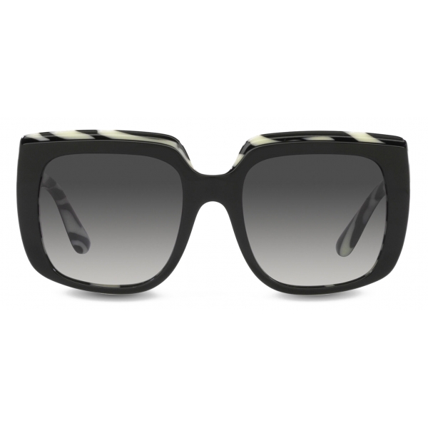 Dolce & Gabbana - New Print Sunglasses - Black Zebra Gradient Grey ...