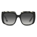 Dolce & Gabbana - New Print Sunglasses - Black Zebra Gradient Grey - Dolce & Gabbana Eyewear