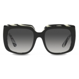 Dolce & Gabbana - New Print Sunglasses - Black Zebra Gradient Grey - Dolce & Gabbana Eyewear