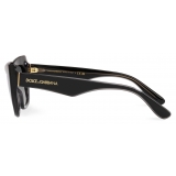 Dolce & Gabbana - Occhiale da Sole New Print - Nero Grigio Sfumate - Dolce & Gabbana Eyewear