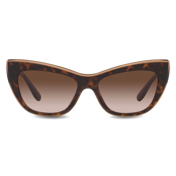 Dolce & Gabbana - Occhiale da Sole New Print - Avana Marrone Sfumate - Dolce & Gabbana Eyewear