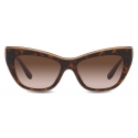 Dolce & Gabbana - New Print Sunglasses - Havana Gradient Brown - Dolce & Gabbana Eyewear