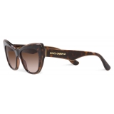 Dolce & Gabbana - Occhiale da Sole New Print - Avana Marrone Sfumate - Dolce & Gabbana Eyewear