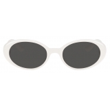 Dolce & Gabbana - Re-Edition | DNA Sunglasses - White Dark Grey - Dolce & Gabbana Eyewear