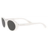 Dolce & Gabbana - Re-Edition | DNA Sunglasses - White Dark Grey - Dolce & Gabbana Eyewear