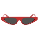 Dolce & Gabbana - Occhiale da Sole Re-Edition | Rosso - Rosso Grigio Scuro - Dolce & Gabbana Eyewear