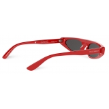 Dolce & Gabbana - Occhiale da Sole Re-Edition | Rosso - Rosso Grigio Scuro - Dolce & Gabbana Eyewear